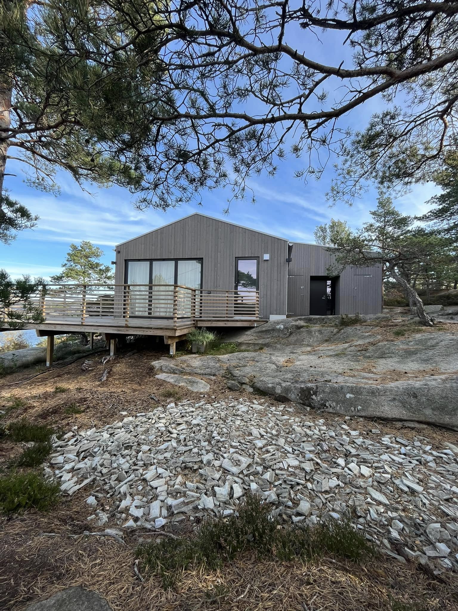 veranda på hytte